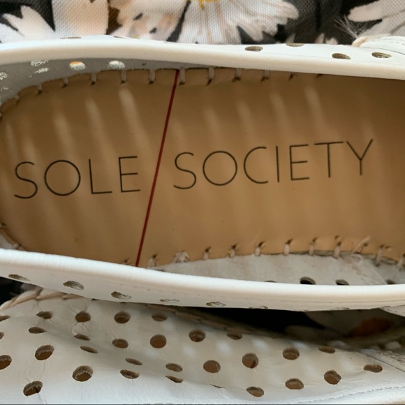 Sole Society Elodie Perforated Espadrille Flats - Picture 9 of 9